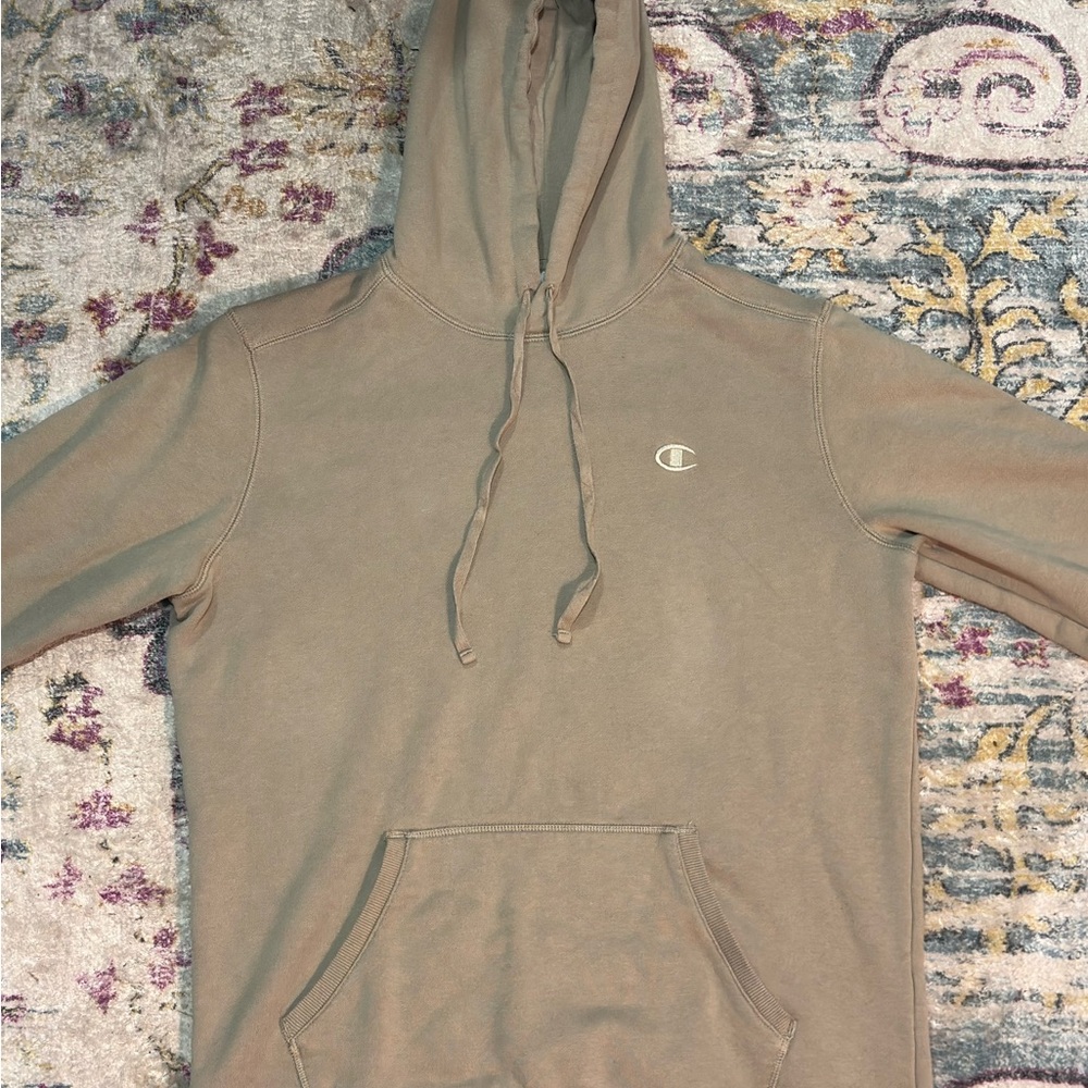 Champion Men's Beige Hoodie